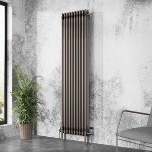 NRG - Traditional Cast Iron Style Radiator Raw Metal Central Heating 3 Column 1800x472mm