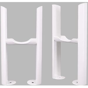 Warmehaus - Traditional Radiator Floor Mounting Legs 2PC/Set 3 Column White