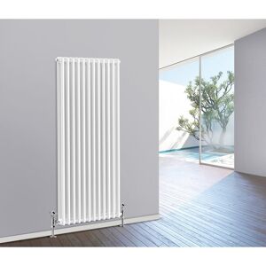 NRG - Traditional Radiator Cast Iron Style Radiator 2 Column White 1500 x 560mm