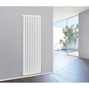 NRG - Traditional Cast Iron Style Radiator Vertical 2 Column White 1800 x 470mm