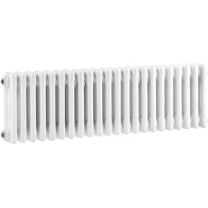 Hudson Reed - Colosseum 3-Column Horizontal Radiator 300mm h x 999mm w - White