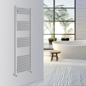Warmehaus - Curved Bathroom Heated Towel Rail 1600x500mm Chrome