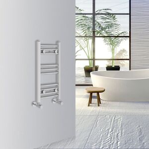 Warmehaus - Curved Bathroom Heated Towel Rail 600x300mm Chrome