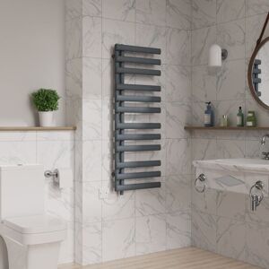 Warmehaus - Designer 1200x450mm Electric Heated Towel Rail Sand Grey