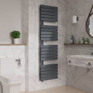 Warmehaus - Flat Panel Electric Heated Towel Rail Sand Grey 1800x500mm