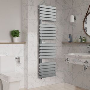 Warmehaus - Flat Panel Electric Heated Towel Rail Chrome 1800x500mm