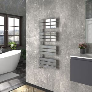 Warmehaus - Heated Towel Radiator Flat Panel Chrome 1126x500mm