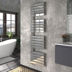 Warmehaus - Heated Towel Radiator Flat Panel Chrome 1800x500mm