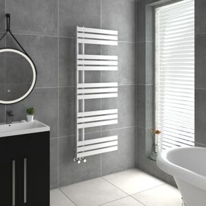 Warmehaus - d Shape Bathroom Radiator Warmer White 1600x600mm