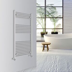 Warmehaus - Straight Bathroom Heated Towel Rail Warmer Radiator Central Heating 1200x600mm Chrome