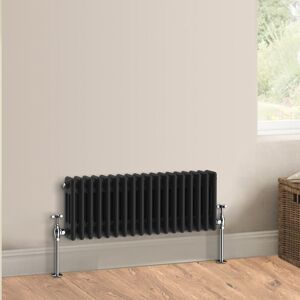 Warmehaus - Traditional Black Radiator Triple Column 300 x 832mm