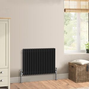 Warmehaus - Traditional Black Radiator Triple Column 600 x 832mm