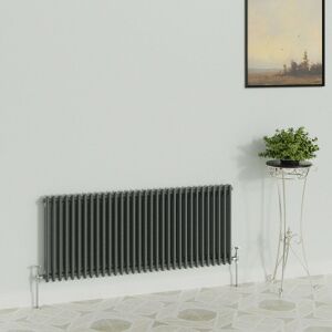 Warmehaus - Traditional Anthracite 2 Column Radiator 600x1460mm