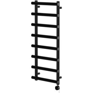 Wholesale Domestic - Finley Colore Matt Black 1150mm x 500mm Designer Digital Thermostatic Electric Heated Towel Rail