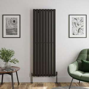 Duratherm - Black Flat Panel Designer Radiator Vertical Horizontal 1800 x 604 Single Panel Duratherm - Black Flat Panel Designer Radiator Vertical Horizontal 1800 x 604 Single Panel