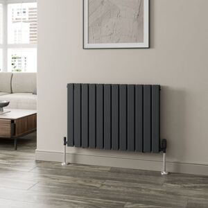 Duratherm - Anthracite Designer Radiator Vertical Horizontal Flat Panel 600 x 912mm Double Panel Duratherm - Anthracite Designer Radiator Vertical Horizontal Flat Panel 600 x 912mm Double Panel