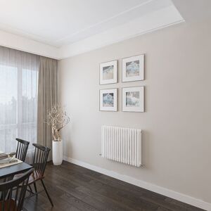 AICA SANITAIRE AICA 600x830mm 3 Column Horizontal White Radiator Central Heating Cast Iron Style AICA SANITAIRE AICA 600x830mm 3 Column Horizontal White Radiator Central Heating Cast Iron Style