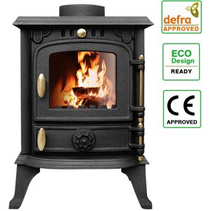 NRG - 4.5KW Multifuel Stove Heating Fireplace Cast Iron Defra Approved Eco Design NRG - 4.5KW Multifuel Stove Heating Fireplace Cast Iron Defra Approved Eco Design