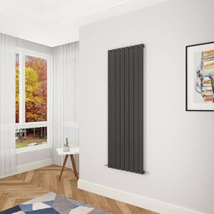 AICA SANITAIRE Acezanble Black Flat Panel Radiator 1600 x 544mm Single Panel AICA SANITAIRE Acezanble Black Flat Panel Radiator 1600 x 544mm Single Panel
