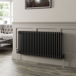 Duratherm - Traditional Black Collosseum Column Radiators Vertical Horizontal 600 x 1190mm Double Column Horizontal Duratherm - Traditional Black Collosseum Column Radiators Vertical Horizontal 600 x 1190mm Double Column Horizontal