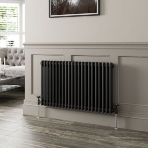 Duratherm - Traditional Black Collosseum Column Radiators Vertical Horizontal 600 x 1010mm Double Column Horizontal Duratherm - Traditional Black Collosseum Column Radiators Vertical Horizontal 600 x 1010mm Double Column Horizontal
