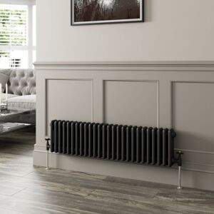 Duratherm - Traditional Black Collosseum Column Radiators Vertical Horizontal 300 x 1190mm Triple Column Horizontal Duratherm - Traditional Black Collosseum Column Radiators Vertical Horizontal 300 x 1190mm Triple Column Horizontal
