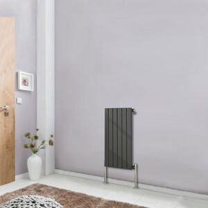 NRG 600x408mm Horizontal Flat Panel Single Column Radiator Designer Bathroom Central Heating Anthracite NRG 600x408mm Horizontal Flat Panel Single Column Radiator Designer Bathroom Central Heating Anthracite