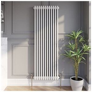 Duratherm - Traditional White Collosseum Vertical Column Radiators 1600 x 560mm Triple Duratherm - Traditional White Collosseum Vertical Column Radiators 1600 x 560mm Triple