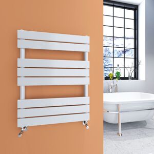 Sky Bathroom - Flat Panel Heated Towel Rail Radiator Central Heating 800x600mm White Sky Bathroom - Flat Panel Heated Towel Rail Radiator Central Heating 800x600mm White