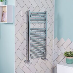 NRG - 800x450 Straight Central Heating Towel Rail Bathroom Heated Rad Radiator Chrome NRG - 800x450 Straight Central Heating Towel Rail Bathroom Heated Rad Radiator Chrome