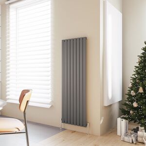Acezanble - Vertical Flat Panel Radiator Central Heating Rad 1600x544mm Single Anthracite Acezanble - Vertical Flat Panel Radiator Central Heating Rad 1600x544mm Single Anthracite