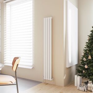 Acezanble - Vertical Flat Panel Radiator Central Heating Rad 1800x272mm Single White Acezanble - Vertical Flat Panel Radiator Central Heating Rad 1800x272mm Single White