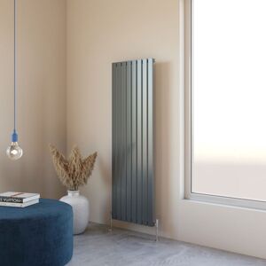 Acezanble - 1600x544mm Single Anthracite Vertical Flat Panel Central Heating Designer Radiator Acezanble - 1600x544mm Single Anthracite Vertical Flat Panel Central Heating Designer Radiator
