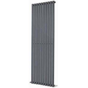 NRG - Anthracite Oval Column Designer Radiator Central Heating Rads with Angle Square Valve Vertical Single 1800x590mm NRG - Anthracite Oval Column Designer Radiator Central Heating Rads with Angle Square Valve Vertical Single 1800x590mm