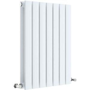 Aspire Hudson Reed Sloane Double Designer Horizontal Radiator 600mm H x 412mm W - Satin White Aspire Hudson Reed Sloane Double Designer Horizontal Radiator 600mm H x 412mm W - Satin White