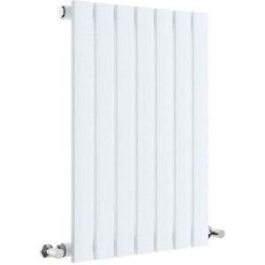 Aspire Hudson Reed Sloane Single Designer Horizontal Radiator 600mm H x 412mm W - Satin White Aspire Hudson Reed Sloane Single Designer Horizontal Radiator 600mm H x 412mm W - Satin White