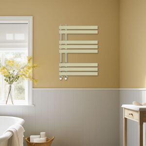 NRG Bathroom D-shape Heated Towel Rail Designer Radiator Ladder Warmer Heating Rads 800x600mm Brushed Brass NRG Bathroom D-shape Heated Towel Rail Designer Radiator Ladder Warmer Heating Rads 800x600mm Brushed Brass