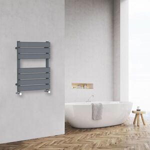 NRG - Bathroom Flat Panel Heated Towel Rail Radiator Central Heating 650x500mm Anthracite NRG - Bathroom Flat Panel Heated Towel Rail Radiator Central Heating 650x500mm Anthracite