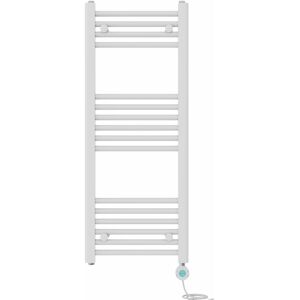 NRG Bathroom Prefilled Electric Heated Towel Rail Straight Radiator Thermo Smart WiFi 1000x400mm White NRG Bathroom Prefilled Electric Heated Towel Rail Straight Radiator Thermo Smart WiFi 1000x400mm White