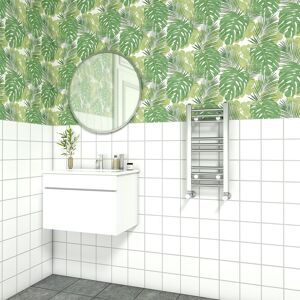 NRG Bathroom Straight Heated Towel Rail Radiator Ladder Warmer Heating Chrome 600x300mm NRG Bathroom Straight Heated Towel Rail Radiator Ladder Warmer Heating Chrome 600x300mm