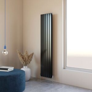 Acezanble - 1800x408mm Double Black Vertical Flat Panel Central Heating Designer Radiator Acezanble - 1800x408mm Double Black Vertical Flat Panel Central Heating Designer Radiator