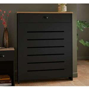Vale Designs - Galiflo Black Radiator Cover with Storage Drawer 780 x 955 Small Vale Designs - Galiflo Black Radiator Cover with Storage Drawer 780 x 955 Small