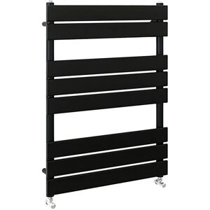 Sky Bathroom - Black Flat Panel Heated Towel Rail Bathroom Radiator 800x600mm Sky Bathroom - Black Flat Panel Heated Towel Rail Bathroom Radiator 800x600mm