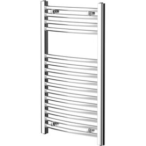 Wholesale Domestic - Columbus Chrome 800mm x 500mm Curved Heated Towel Rail Wholesale Domestic - Columbus Chrome 800mm x 500mm Curved Heated Towel Rail