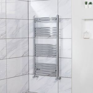 NRG - Curved Heated Towel Rail Radiator Bathroom Central Heating Ladder Warmer Rad 1000x500mm Chrome NRG - Curved Heated Towel Rail Radiator Bathroom Central Heating Ladder Warmer Rad 1000x500mm Chrome