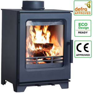 NRG - Defra Approved 5KW Log Wood Burning Multifuel Stove Woodburner Fireplace Eco Design Ready NRG - Defra Approved 5KW Log Wood Burning Multifuel Stove Woodburner Fireplace Eco Design Ready