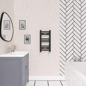 NRG Designer Curved Heated Towel Rail Radiator Bathroom Ladder Warmer Rads 600x300mm Black NRG Designer Curved Heated Towel Rail Radiator Bathroom Ladder Warmer Rads 600x300mm Black