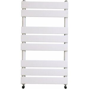 NRG - Designer Flat Panel Heated Bathroom Towel Rail Radiator White with Angled Chrome Valves 800x450mm NRG - Designer Flat Panel Heated Bathroom Towel Rail Radiator White with Angled Chrome Valves 800x450mm
