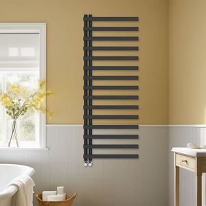 NRG - Designer Heated Towel Rail Radiator Bathroom Heating Warmer Rads 1600x600mm Black NRG - Designer Heated Towel Rail Radiator Bathroom Heating Warmer Rads 1600x600mm Black