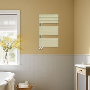 NRG Designer Heated Towel Rail Radiator Modern Bathroom Flat Panel Warmer Rads 824x500mm Brushed Brass NRG Designer Heated Towel Rail Radiator Modern Bathroom Flat Panel Warmer Rads 824x500mm Brushed Brass